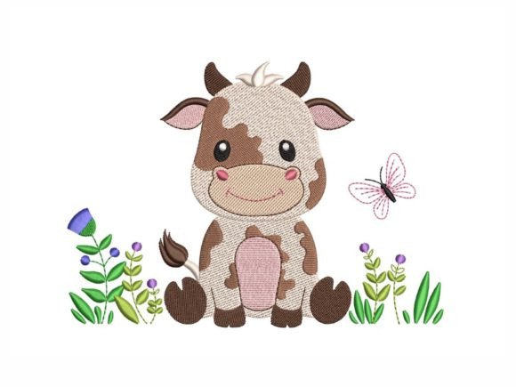 Baby Cow Embroidery Design Review