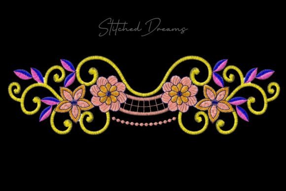 Blossom Brilliance Embroidery Design