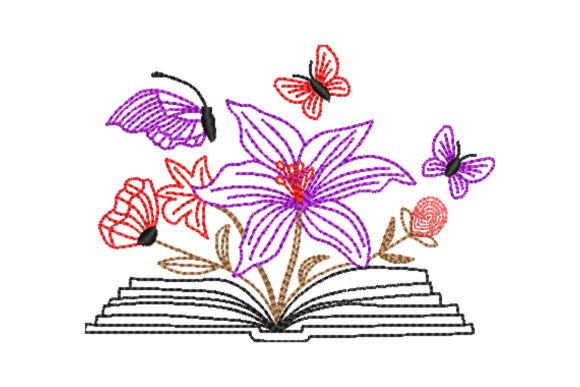 Book with Flower Embroidery Review