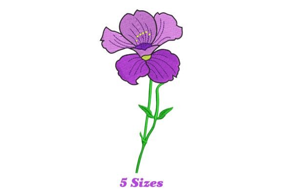 Violet Flower Embroidery Design Review